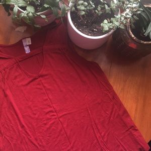 Francesca’s Keyhole Sleeveless Blouse